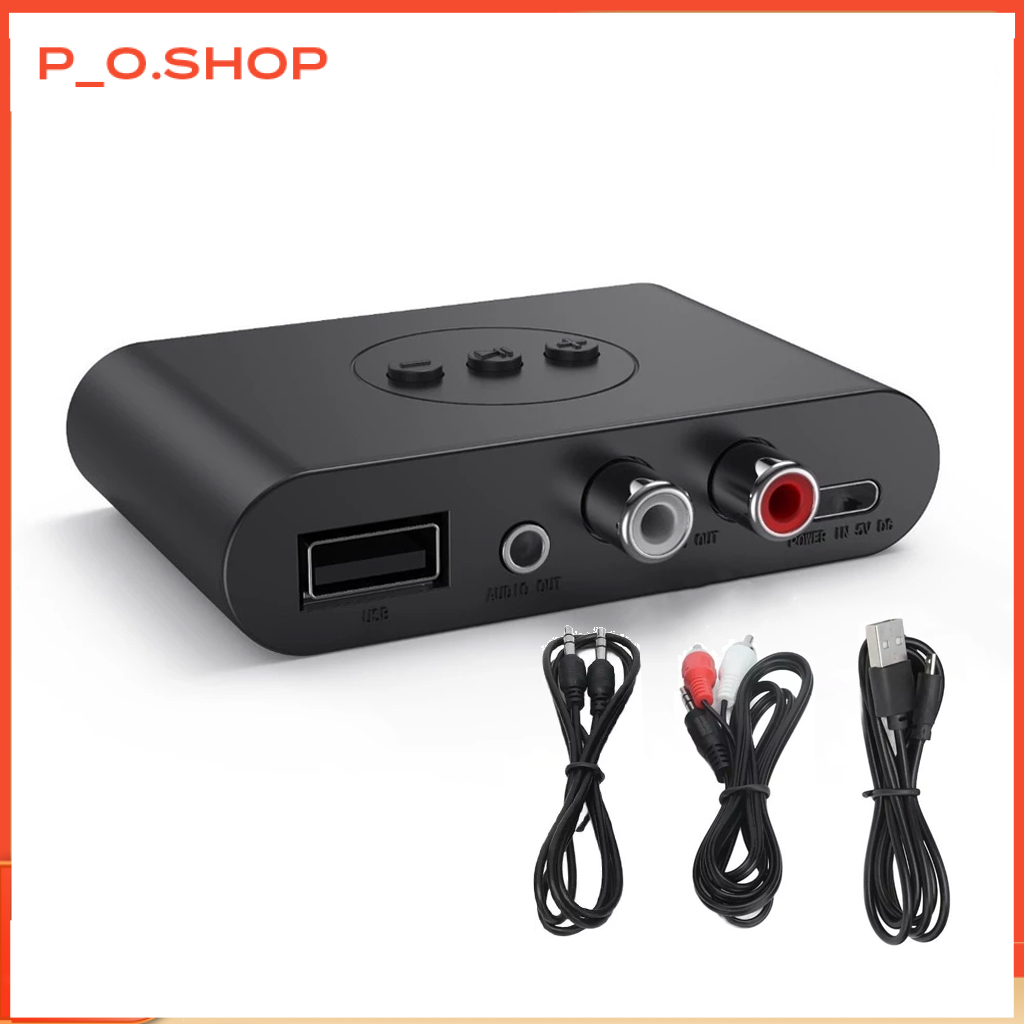 【🔥Rẻ】Bộ Thiết Bị Thu Bluetooth B21 Tích Hợp NFC Cho Loa Và Amply Hỗ Trợ Cổng 3.5mm, AV, USB