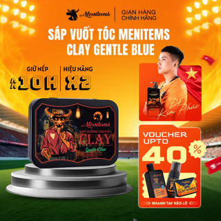 Combo sáp MENITEMS, sáp vuốt tóc Clay - Pomade, giữ nếp tóc, tạo kiểu, tự nhiên lên đến hơn 10H, hương thơm lôi cuốn