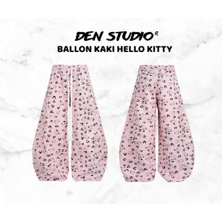 QUẦN FORM SIÊU RỘNG HELLO KITTY ĐEN STUDIO (Q11 KT)