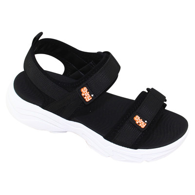 Sandal đế bằng bé gái Bita's SEFYG.07 (Đen + Hồng + Kem)