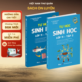 Sách Tự học sinh học lớp 11 TẬP 1 & 2 ,sinh học 11 thầy Phan Khắc Nghệ - Moonbook