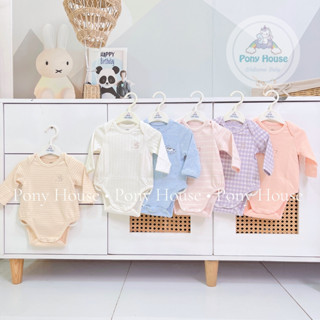  Body Chip Dài Tay Nous   Bodysuit Liền Thân Thu Đông Cho Bé Trai Bé Gái Size 0-3M Đến 9-12M 