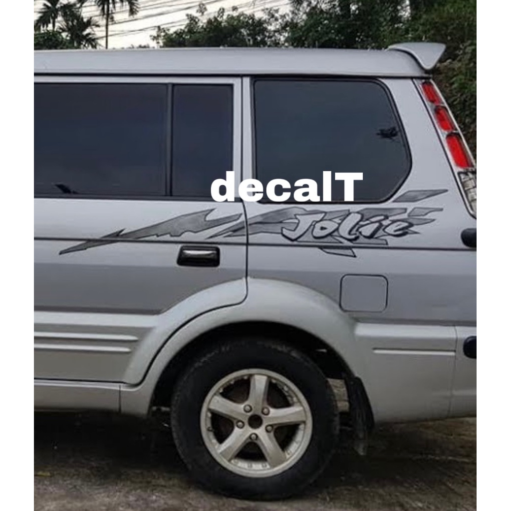 Tem Dán Sườn Xe Jolie. Tem Dán Sườn Xe Mitsubishi Jolie. Tem Dán Chân Xe jolie