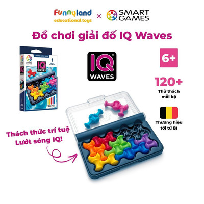 Đồ chơi trí tuệ Smartgames Thử thách IQ Waves