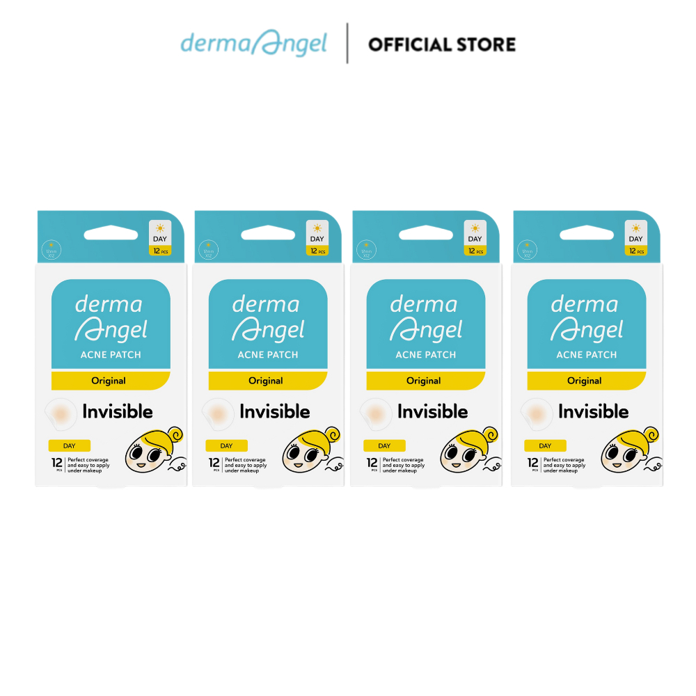 Combo 4 Miếng Dán Mụn Derma Angel (Không Tiệt Trùng) - Derma Angel Acne Patch Day 12