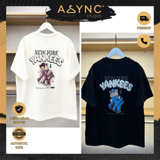 (Auth) Áo Thun New Era x MLB NY New York Yankees Gấu Mega In Phồng Kem Đen | CODE: 16825723 16825724 - Async Studio