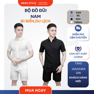 BỘ QUẦN ÁO ĐŨI NAM ĐI BIỂN, VẢI ĐŨI,THIẾT KẾ TRẺ TRUNG, THANH LỊCH,PHONG CÁCH HÀN QUỐC