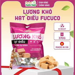   Siêu rẻ  Lương Khô Fucuco Mini 1 túi vị Hạt Điều Túi 370g Vị ngọt Dinh dưỡng 