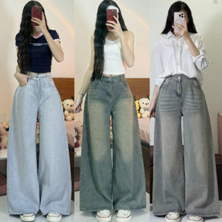 Quần Jean Nữ Ống Rộng Basic Dáng Suông MIAA Ống  30-33cm  Mix Đồ Năng Động, Thời Trang Hàn Quốc Hottrend 2025