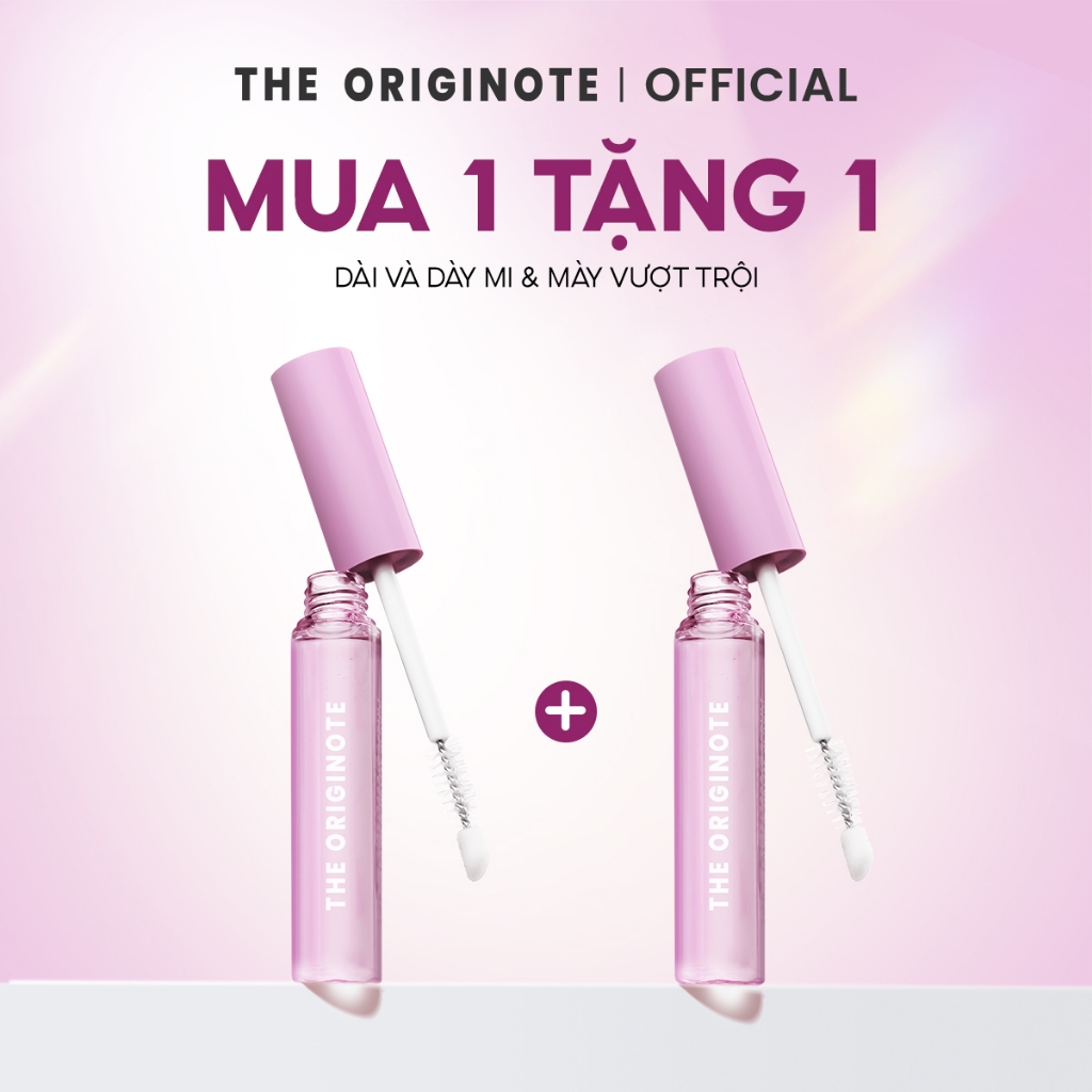[MUA 1 TẶNG 1] Serum Dưỡng Mi 2IN1 The Originote Giúp Làm Dài Và Dày Mi Tự Nhiên Chiết Xuất Nhân Sâm mascara lông mi