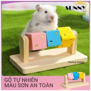 Đồ chơi gỗ thông minh cho hamster