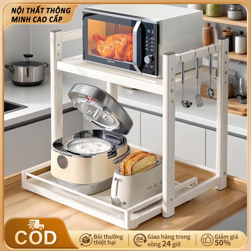 Giá Để Nồi Cơm Điện Đa Năng, Kệ Để Lò Vi Sóng, Tủ Lạnh, Và Thiết Bị Bếp Tiện Lợi Cho Gia Đình