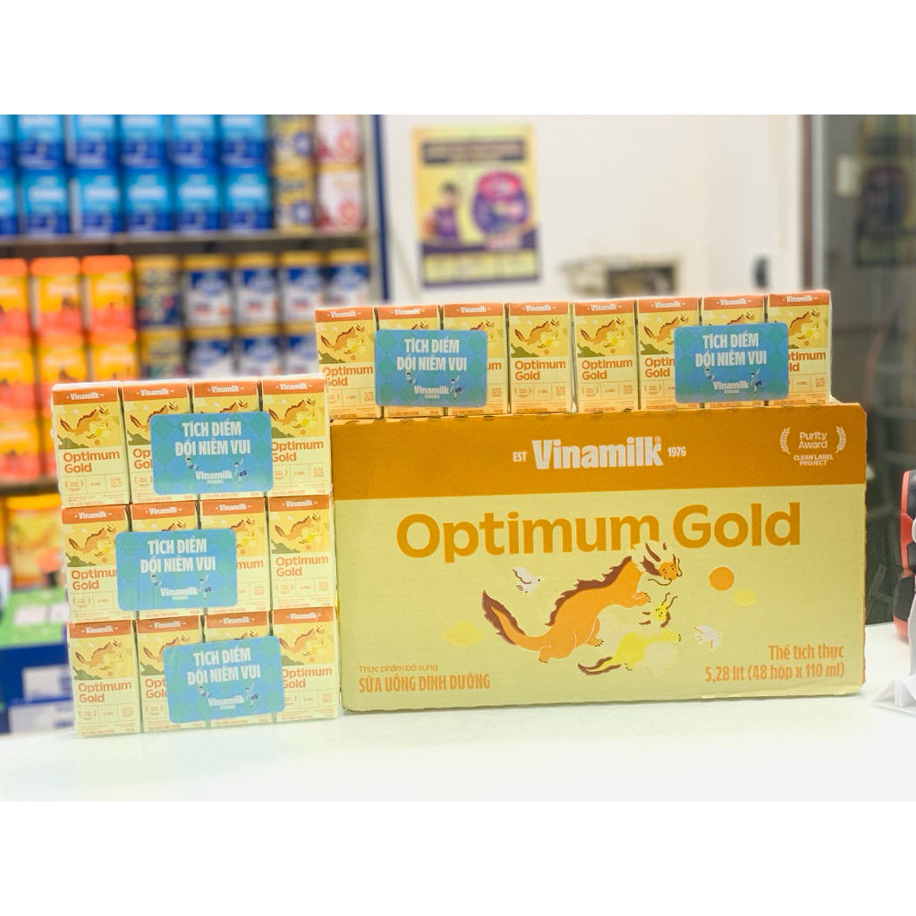 Sữa bột pha sẵn Optimun Vinamilk 110ml