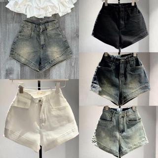  Quần short jean nữ lai to túi kiểu cạp cao siêu hách dáng form ôm body thời trang nữ hotgirl SML 