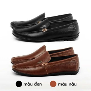 Giày Lười Nam Giày Da Nam  Da Bò thật 100 %  Đế Cao 3 cm Phù Hợp Cho Đi Làm Và Đi Chơi G 79 bảo hành 12 tháng