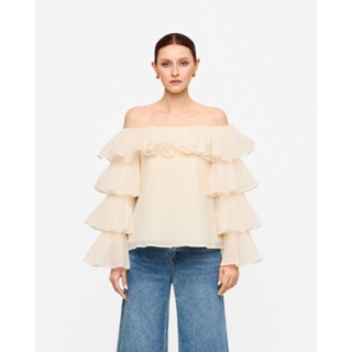  RANDOMLIST – Áo trễ vai phối tay bèo nữ tính dạo phố 