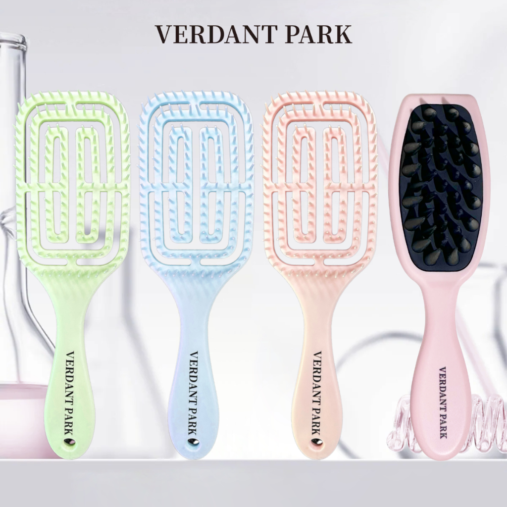 Lược gỡ rối VERDANT PARK lược chải tóc tạo phồng tóc chống tĩnh điện sấy tạo kiểu lược dùng cho salon VERDANTPARK VDPK02