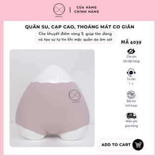  Mã 4039 – Set 5 quần lót bigsize cao cấp su lạnh cạp cao không viền ôm bụng tôn dáng 