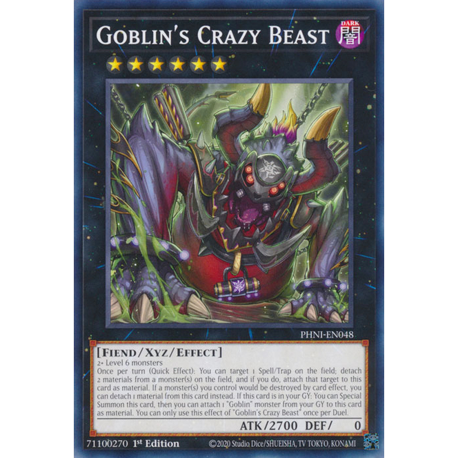 thẻ bài Yugioh chính hãng Goblin's Crazy Beast MP25-EN163 ultra x1 card