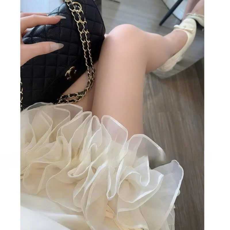 Đầm nữ thiết kế cổ thuyền ôm BODY bèo tầng lai LUCKY DRESS | BigBuy360 - bigbuy360.vn