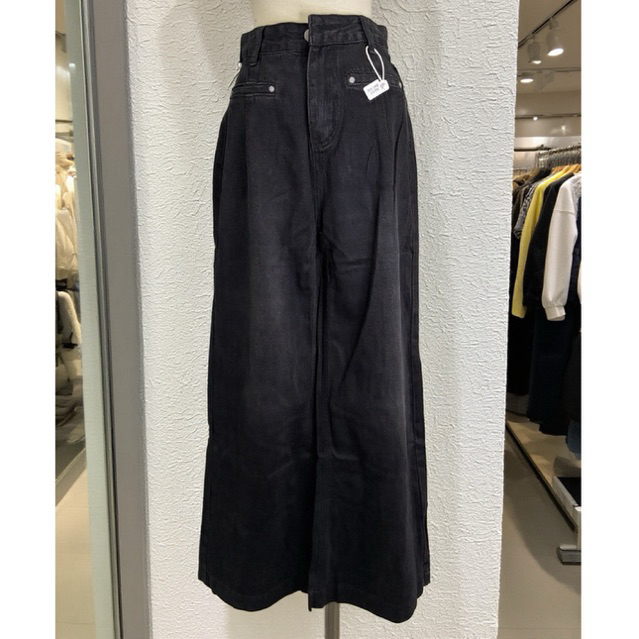 Quần Jean Đen Ống Rộng Cá Tính Dài 105cm