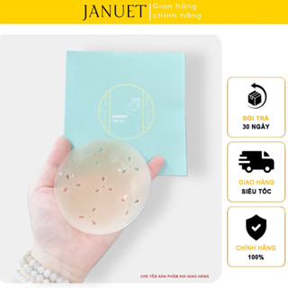 Miếng dán Ngực Januet Silicone Bubble Air cao cấp Chống Đọng Mồ Hôi Lỗ Thoáng Khí Tái Sử Dụng Nhiều Lần