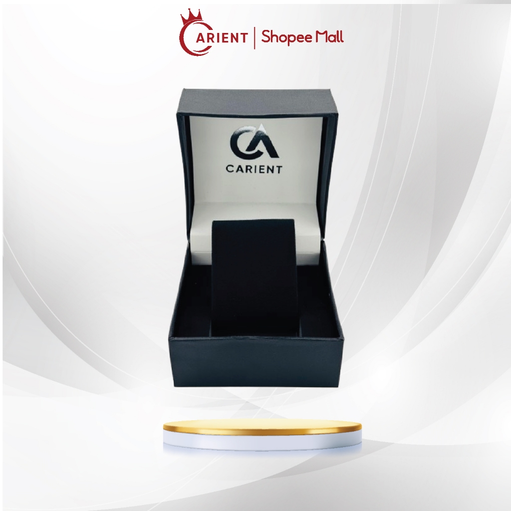 Hộp đồng hồ cao cấp Carient nấp gập sang trọng kèm gối nhung dùng để tặng quà
