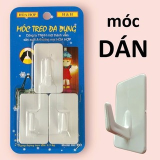  Móc treo dán tường siêu dính chịu lực HÒA HỢP 212 _ dán tường sơn nước dán gạch men 