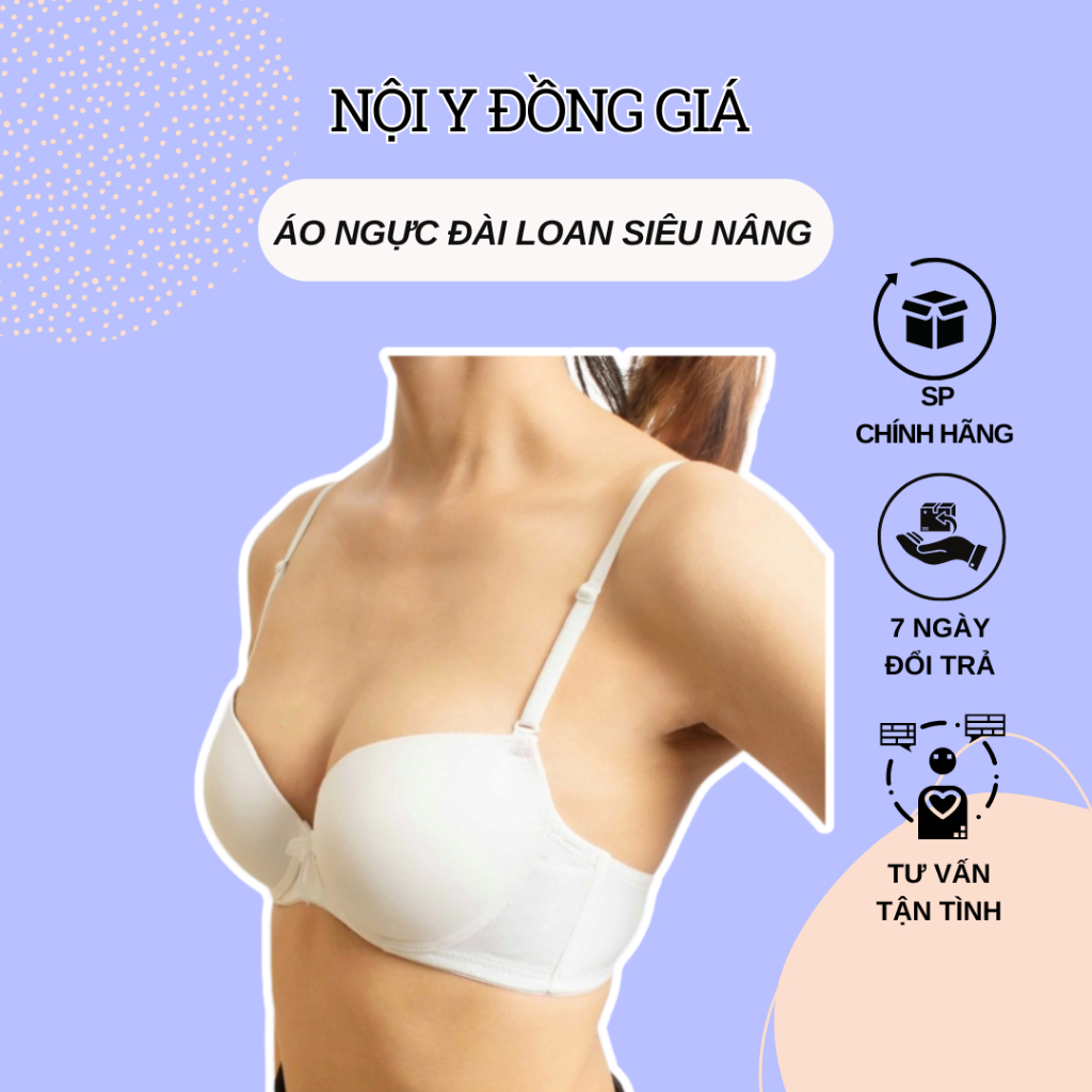Áo ngực đài loan cao cấp ASEITY 9056 trơn mút dày nâng ngực