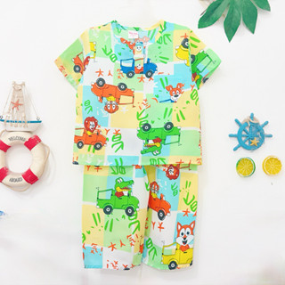 TOLEXINH [23kg-40kg] đồ bộ bé trai tay ngắn quần dài - vải tole loại 1