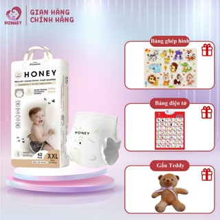 Bỉm tã quần/dán Momo Honey thấm hút, mềm mịn, an toàn cho bé đủ size NB/S/M/L/XL/2XL/3XL/4XL