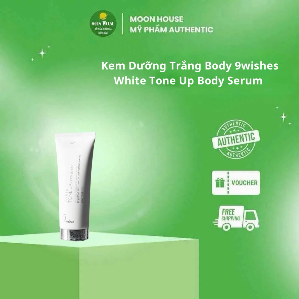 Kem Dưỡng Trắng Body 9wishes White Tone Up Body Serum
