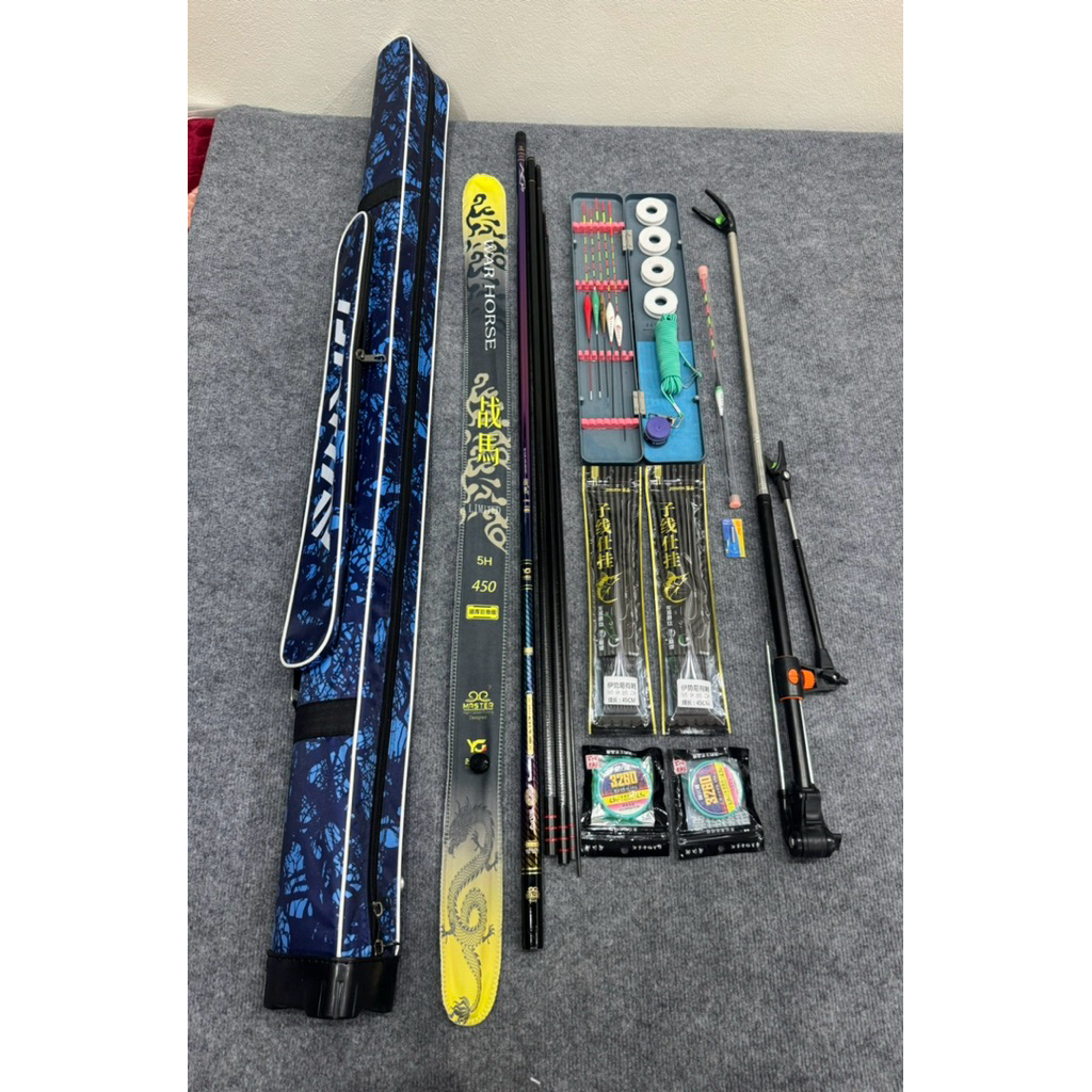 ĐỦ BỘ ĐI CÂU CẦN YG x5000 5h chuyên rô