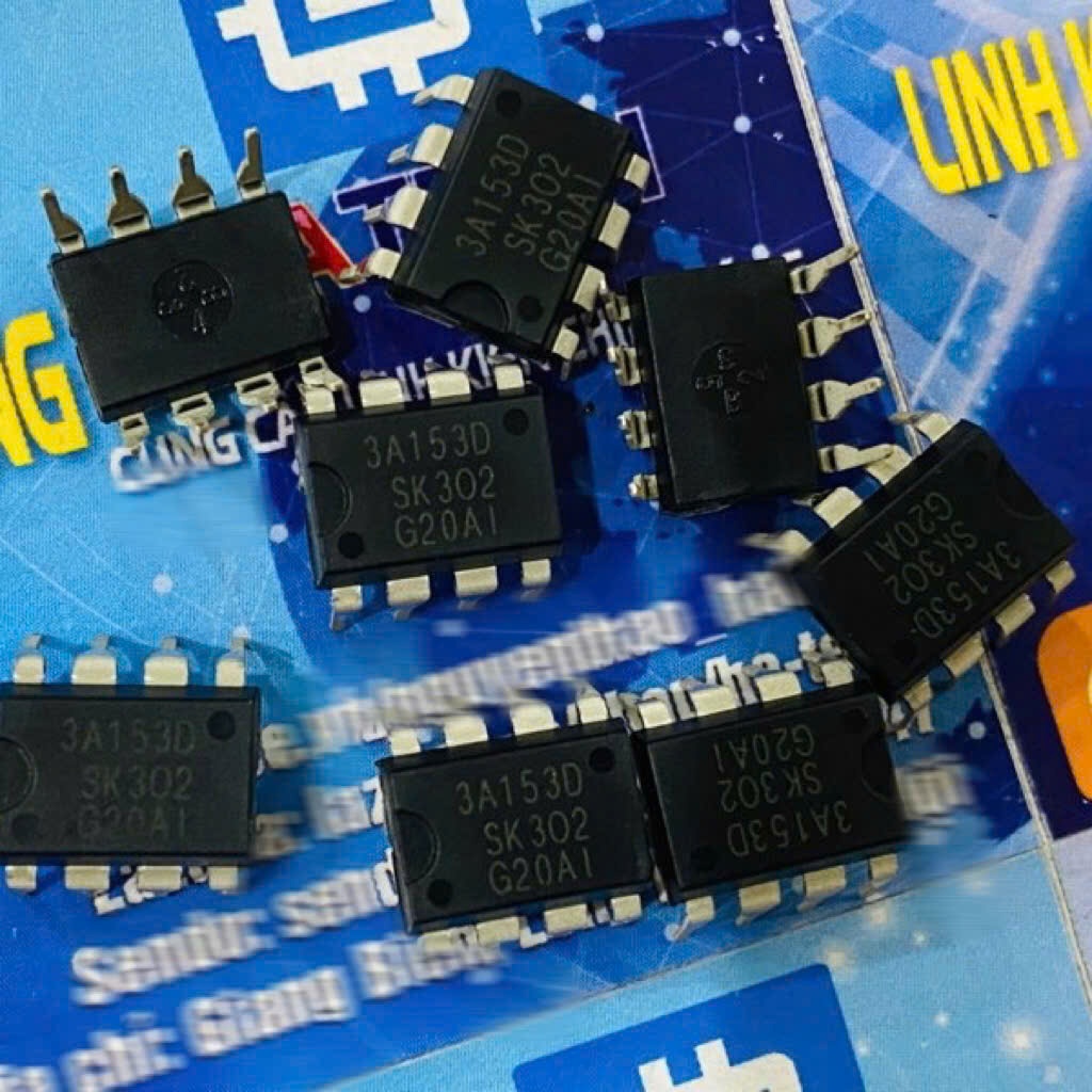 Linh kiện IC Nguồn chính hãng STR3A153D 3A153D 3A153 DIP-8 Mới ( Có Thể Thay Thế 3A152D 3A152)