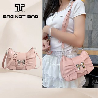  Túi Đeo Vai Chéo Nữ DoubleT Ulzzang Hàn Quốc Hồng Pastel Nơ Kim Loại Mini Coquette Y2K Hot Trend 2025 -45 