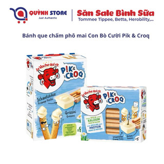  Bánh que chấm phô mai Con Bò Cười Pik & Croq  Hàng nội địa Pháp  