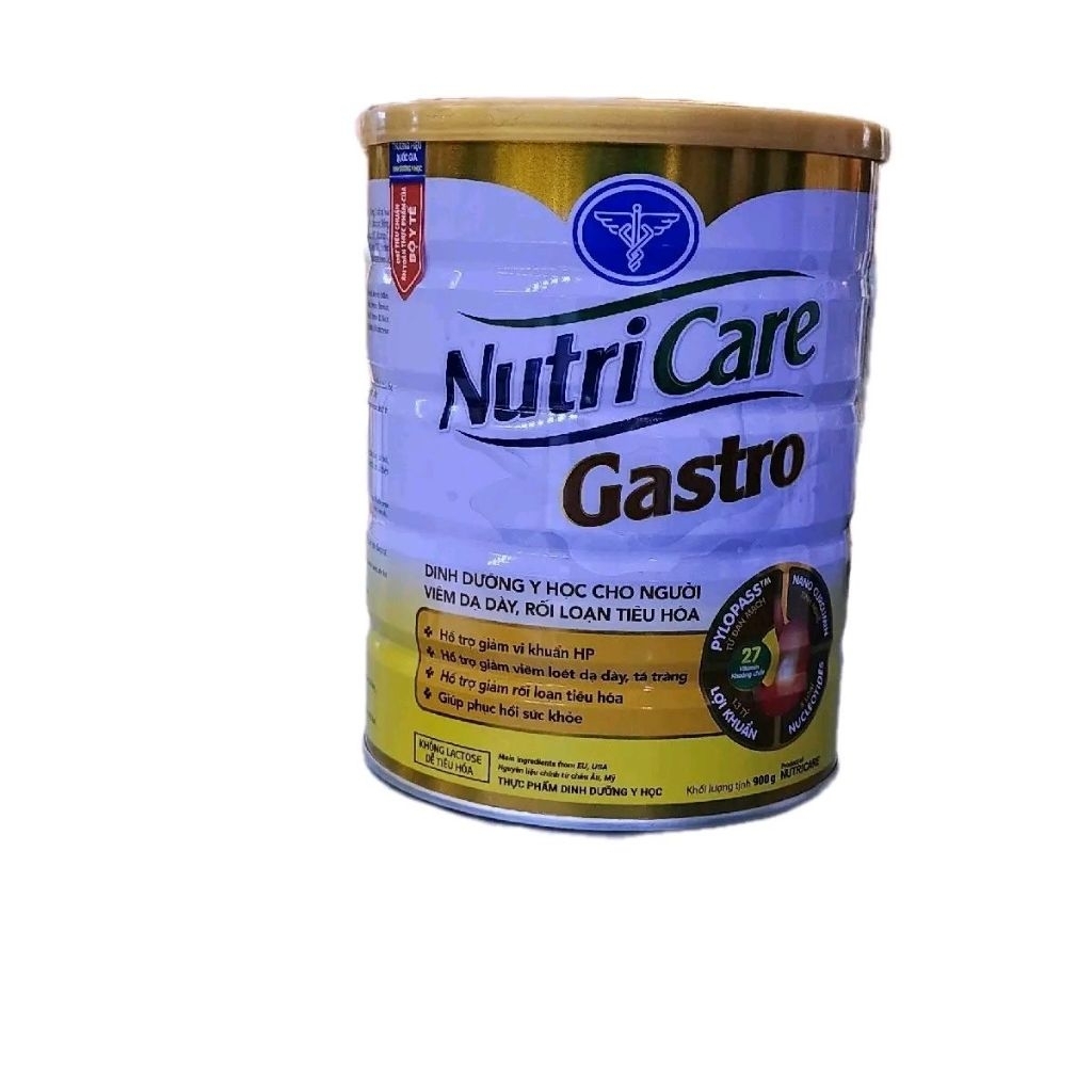 Sữa bột Nutricare Gastro, dành cho viêm loét dạ dày 900g