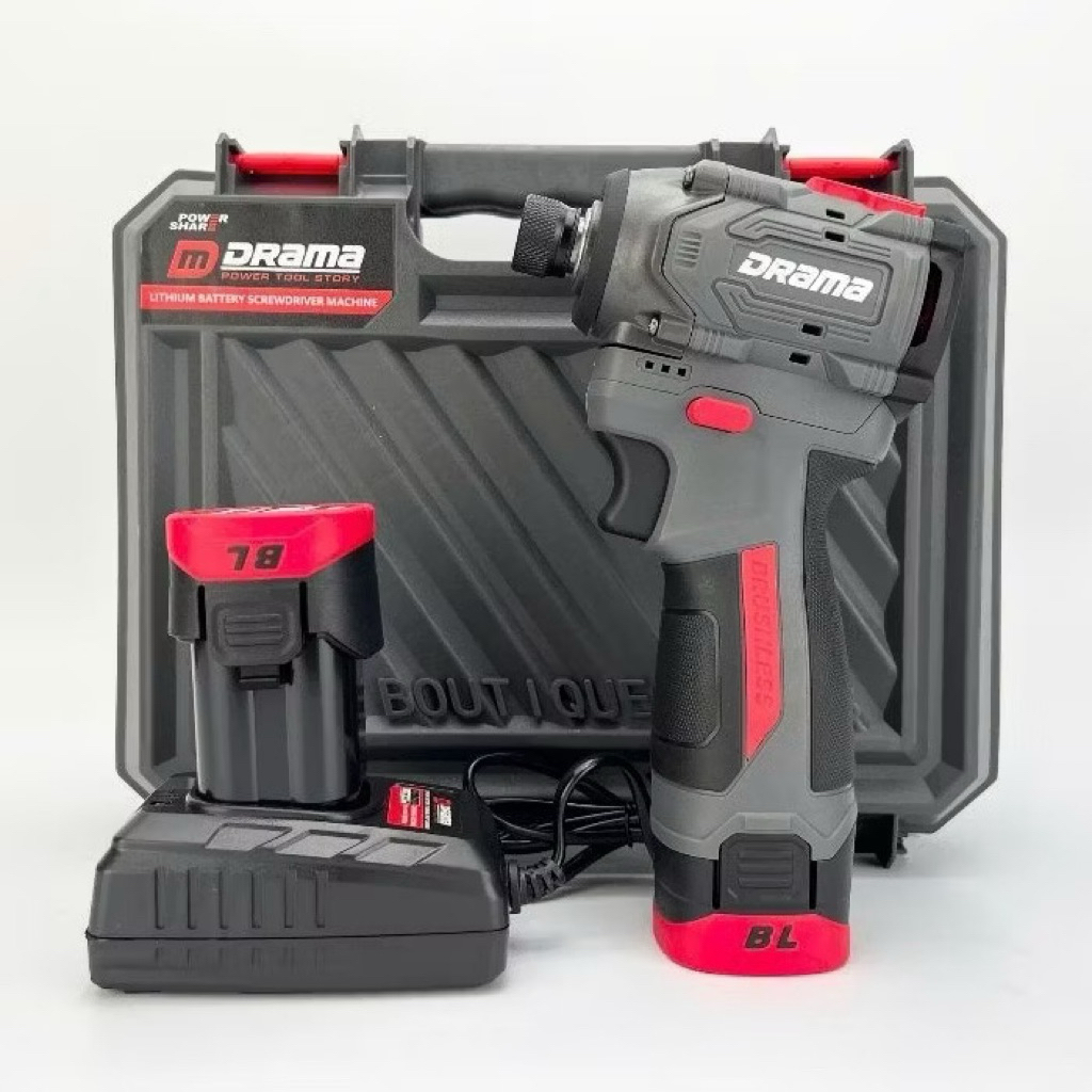 Máy chuyên vít búa pin DRAMA CV5818A, Không chổi than, Lực siết 200NM
