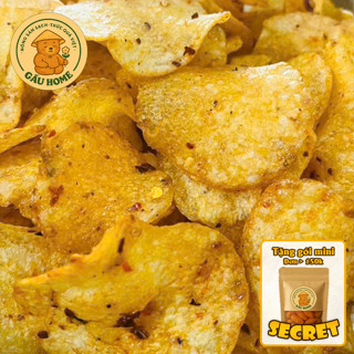  Khoai Tây Sấy Mắm Ớt Snack Sa Tế Giòn Rụm Cay Ngon Đậm Đà Đà Lạt - 100g  200g  500g - Nông Sản Gốc Việt GẤU HOME 