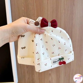  Mũ sơ sinh cho bé êm mềm co giãn tốt mũ vải giữ ấm che thóp tránh gió 