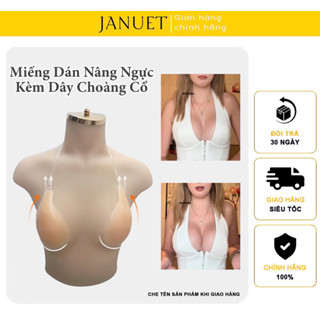  Bra Silicone Nâng Ngực Không Lộ Tai Kéo Phù Hợp Áo Xẻ Sâu BR02 