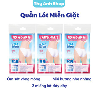Combo 5 Quần Lót 1 Lần, Miễn Giặt Travel-Mate, Sản Phẩm Được Tiệt Trùng, Tiện Lợi