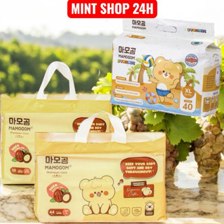 (Không quà) Tã/bỉm Mamogom Bông hữu cơ Hàn Quốc tã dán NB40, S62, M52, tã quần M48, L44, XL40, XXL38