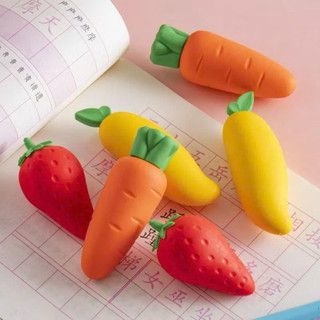 Combo 10 cục tẩy but chì trái cây tẩy sạch ít vụn dành cho bé từ Tiệm Cam Cam