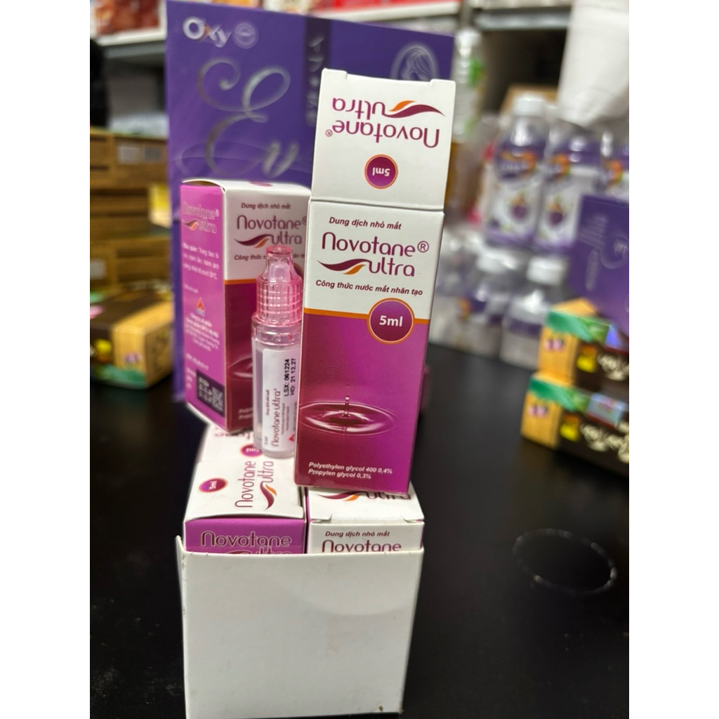 Nước mắt nhân tạo Novotane Ultra- lọ 5ml