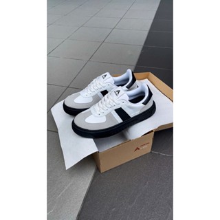 Giày Sneaker Thể Thao Ancol NewClassic LÂN Gat Shoes – Da Ultra M. Phối Da Lộn, Đế Và Lót Cao Su