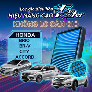  Lọc gió điều hòa Honda CITY   Brio   BRV   Accord   Insight. Lọc gió XFILTER không cản gió siêu mát 