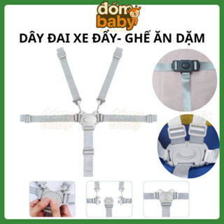 Đai an toàn đai cố định đai xe đẩy 5 điểm/ 3 điểm ghế ăn dặm HANBEI, UMOO...