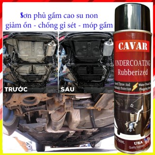 Sơn Phủ Gầm Cao Su Non Xịt Tay Đơn Giản, Siêu Dính - Phun Xịt gầm xe Chống Ồn, Rỉ Sét Khung Gầm Xe Hơi dung tích 700 Ml