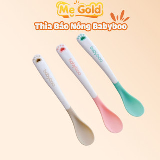  Thìa báo nóng Babyboo cho bé ăn dặm kèm hộp đựng Thìa ăn dặm cảm biến nhiệt Babyboo cho bé 